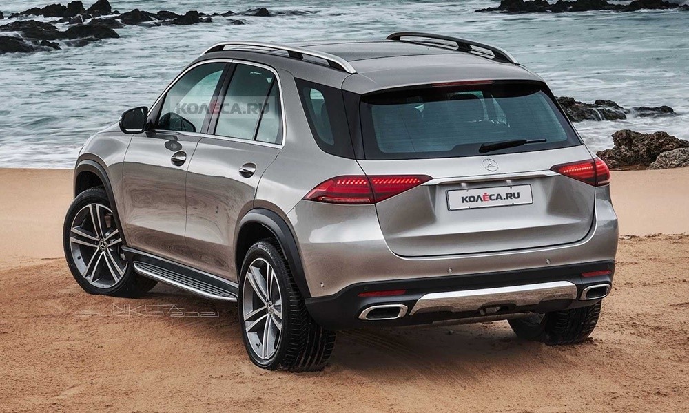 mercedes gle facelift rendering