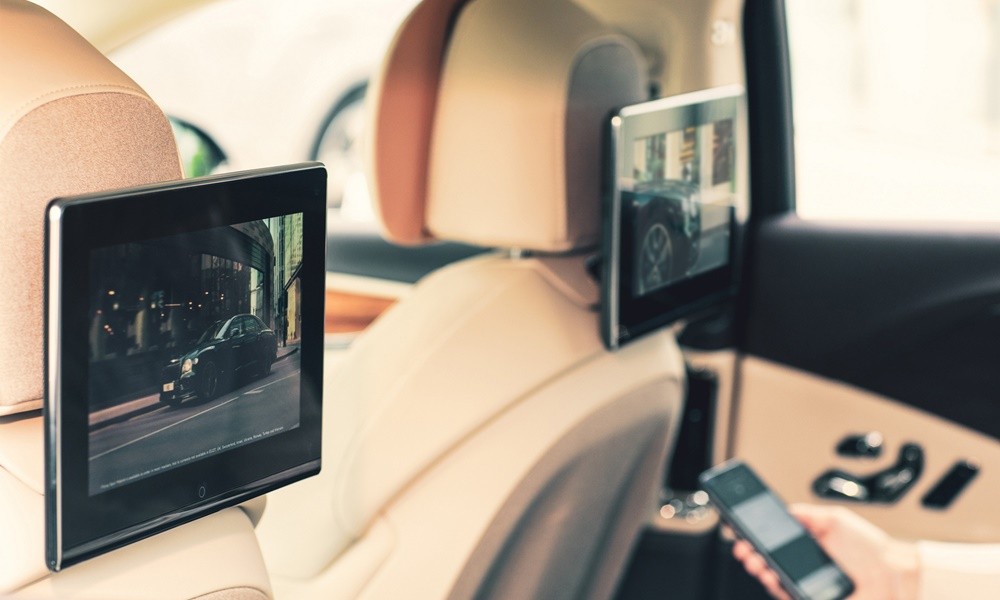 Bentley Rear Entertainment System