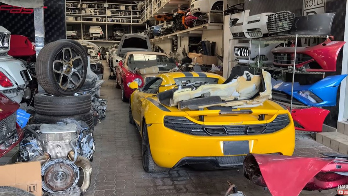 Δείτε τα νεκροταφεία των supercars στο Ντουμπάι (+video)