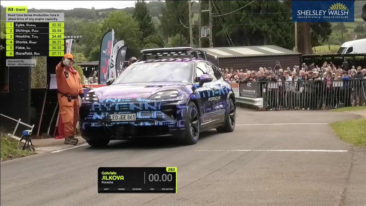 To μυστικό ρεκόρ της ηλεκτρικής Porsche Cayenne (+video)