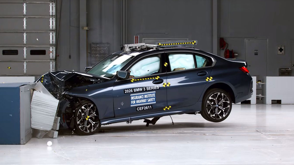 Το crash test της BMW 3 Series