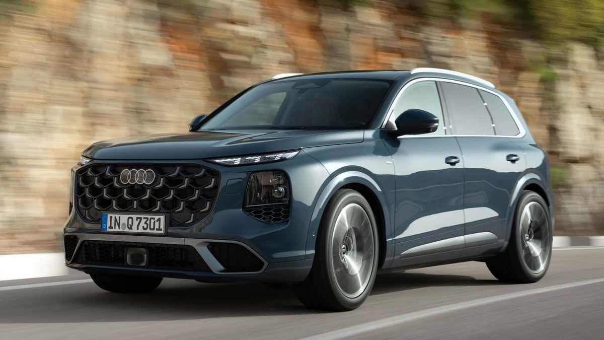 Το Audi Q7 από την εμπρός αριστερή πλευρά