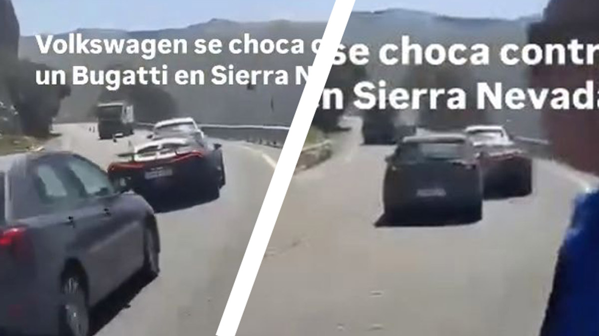 Volkswagen Polo τράκαρε Bugatti Turbillon (+video)